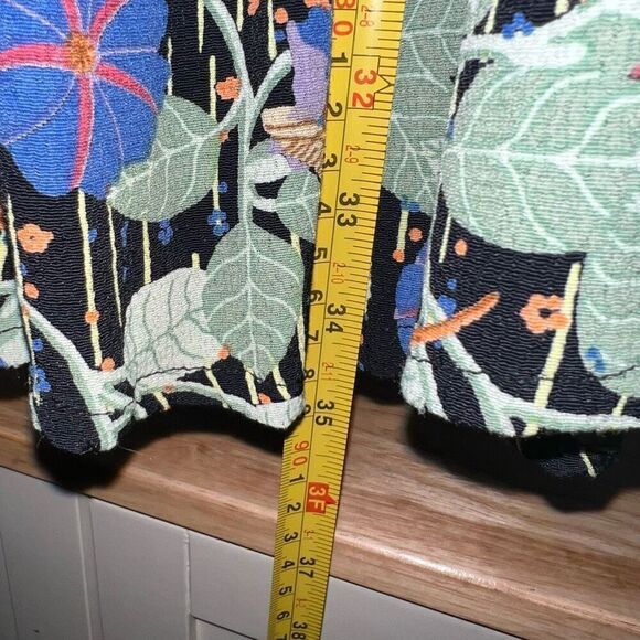 FLAX by Jeanne Engelhart Vintage Hummingbird Print Maxi Skirt, Women’s Small - Picture 10 of 12